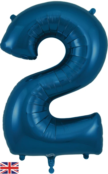 34"O Navy Blue 2 pkg (1 count)