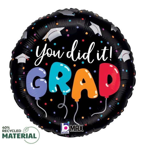 18"S You Did It Grad Letters Pkg  (5 count)