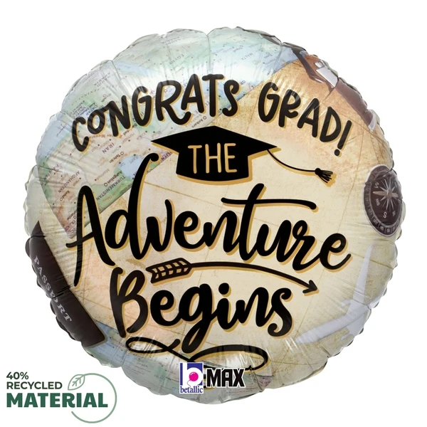 18"S Congrats Grad Adventure Pkg (5 count)