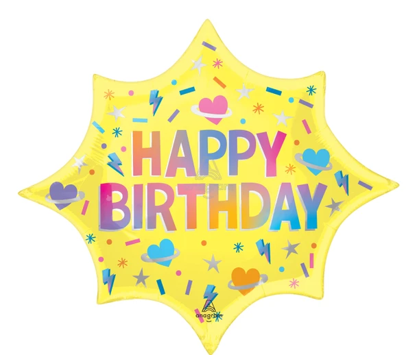 35"A Happy Birthday Solar Flare Pkg (5 count)