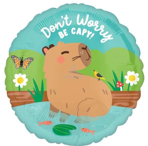 18"A Don't Worry Be Capybara Craze Pkg (5 count)