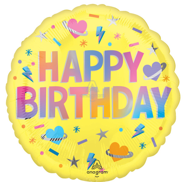 18"A Happy Birthday Solar Flare Pkg (5 COUNT)