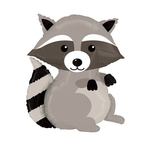 36"S Woodland Racoon Pkg (1 COUNT)