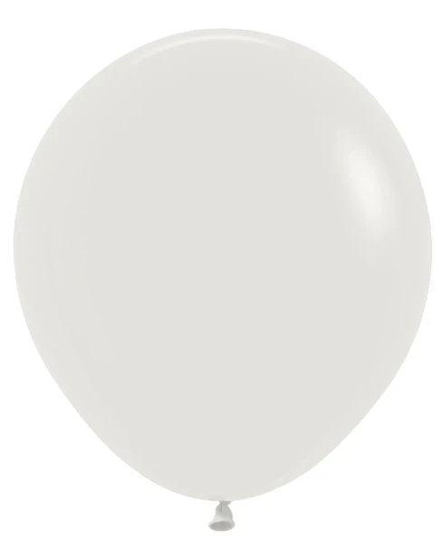 18"S Almond White Deluxe (25 count)