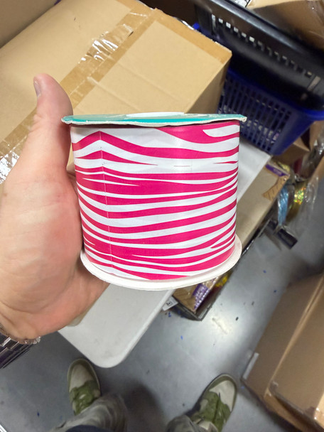 Satin Poly Ribbon Animal Print