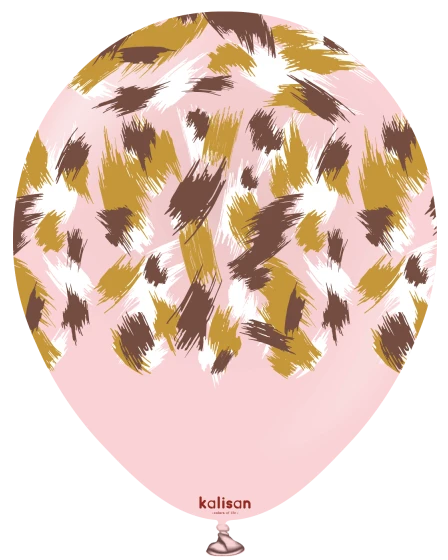 12"K Safari Savanna Prints Macaron Pink (25 count)