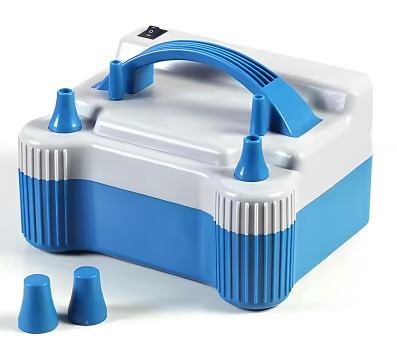 Inflator Pump Electric 2 Nozzle Blue (1 count)
