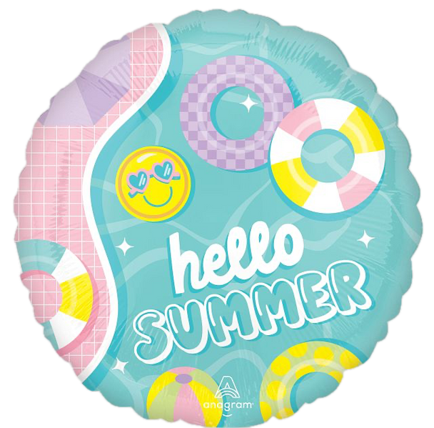 18"A Hello Summer flat (10 count)