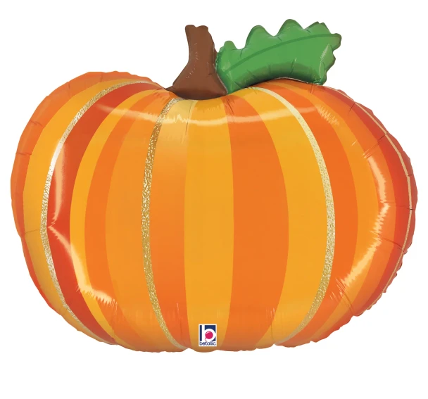 23"S Pumpkin Elegant Halloween Pkg (5 count)