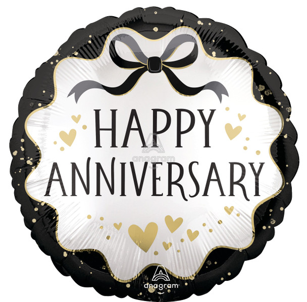 18"A Happy Anniversary Ribbon Curls Pkg (5 count)