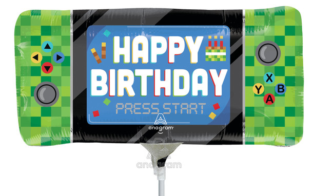 14"A Happy Birthday 8-Bit Air-Fill Only (10 count)