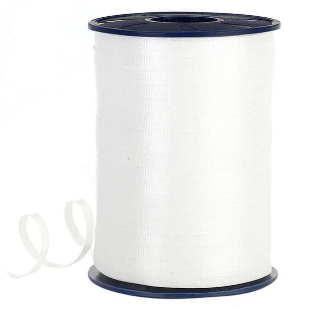 3/16" Curling Ribbon Snow White ( 1 count )