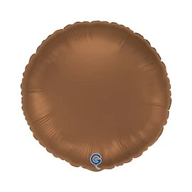 18"S Round Chocolate Brown Pkg (5 COUNT)