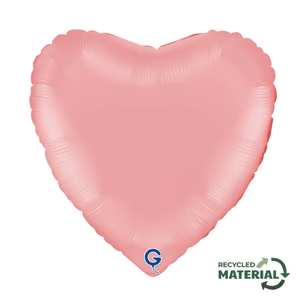 18"S Heart Matte Pink Pkg (5 COUNT)