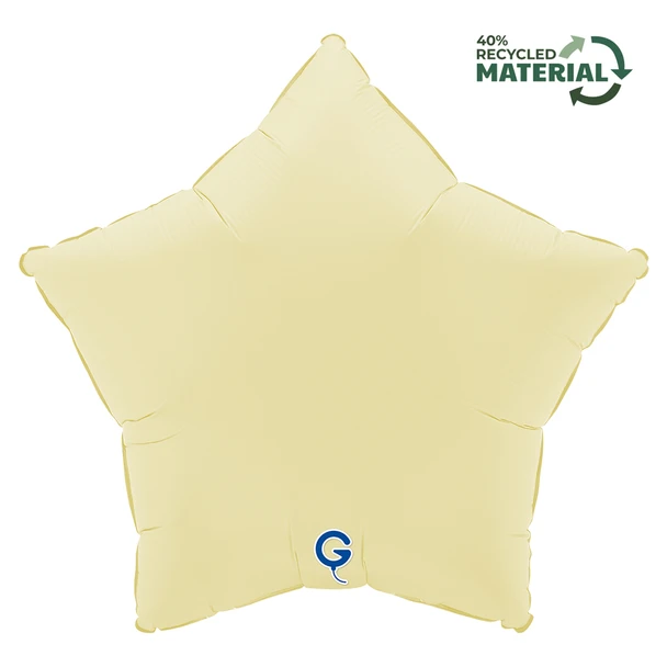 18"S Star Matte French Butter Pkg (5 COUNT)