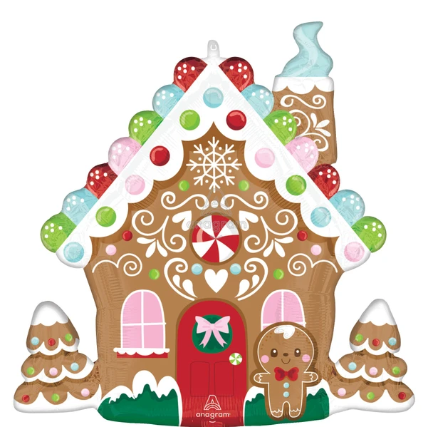 27"A Gingerbread House Baking Spirits Bright Pkg (5 count)