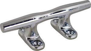 Sea-Dog Line Chrome Zinc Open Base Cleat - 4" (044604-1)