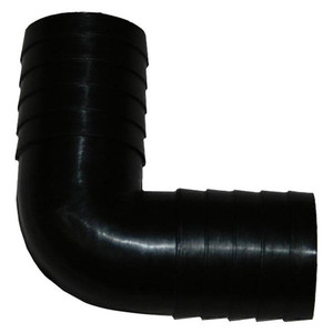 T.H. Marine 1 1/8 90 Degree Elbow-Black (Ell-118-Dp)
