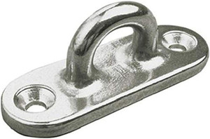 Sea-Dog Line Stainless Steel Oblong Eye Plate 3" (088721)