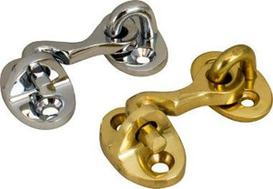 Sea-Dog Line Chrome Brass Door Hook 1-1/2" (222050-1)