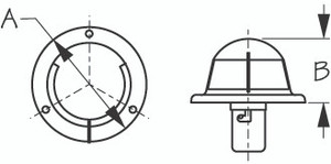 Sea-Dog Line Replacement Lens F/400150 (400151-1)