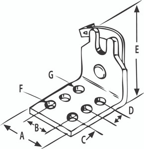 Dometic Cable Clip Assembly - Sierra Marine Engine Parts (031419)
