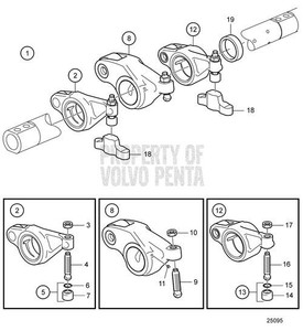 Volvo Penta Adjusting Screw(V2) - Volvo Penta (21794321)