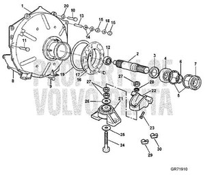 Volvo Penta Ball Bearing Volvo Penta - Volvo Penta (3851019)