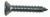 Marine Fasteners 6 X 3/4 Stainless Steel Phillips Flat Heavy Duty (S105A60012)