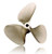 Johnson Propeller Co., Inc. 14 X 13 Nibral Three Blade Left Hand 1 Oj Legend (1040B)