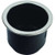 T.H. Marine Black Mldd Cup Holder With Stainless Steel Rim (Lch-1Sr-Dp)