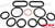 Recambios Marinos Oil Cooler Gasket Kit (Rec22149)