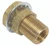 Dometic 1/4 Fnpt Brass Bulkhead Fitng (033435-10)