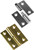 Sea-Dog Line Chrome Brass H Hinge 1-1/2X2-3/4 (204520-1)