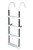 T.H. Marine 4-Step Gunwale 11" Hook Ladder Stainless Steel (Dmt4-11)