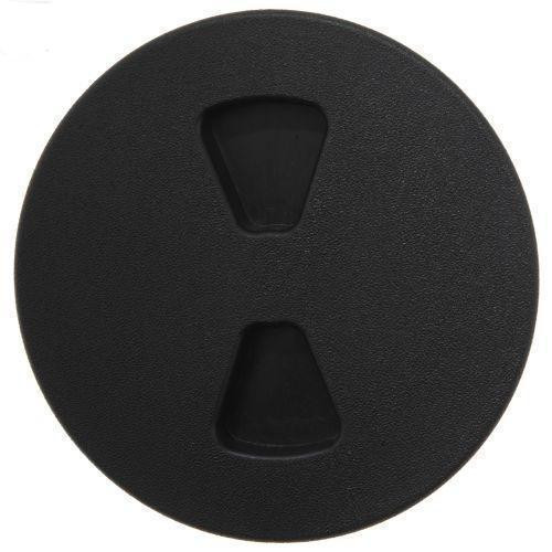 T.H. Marine 6 Screw-Out Deck Plate-Black (Dps-6-1-Dp)