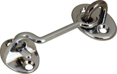 Sea-Dog Line Chrome Brass Door Hook 3" - Sea-Dog Line - 222113 (222113-1)