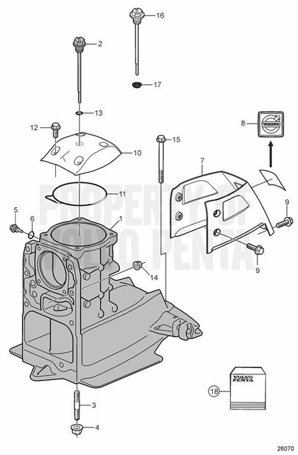 Volvo Penta Cover - Volvo Penta (21709797)