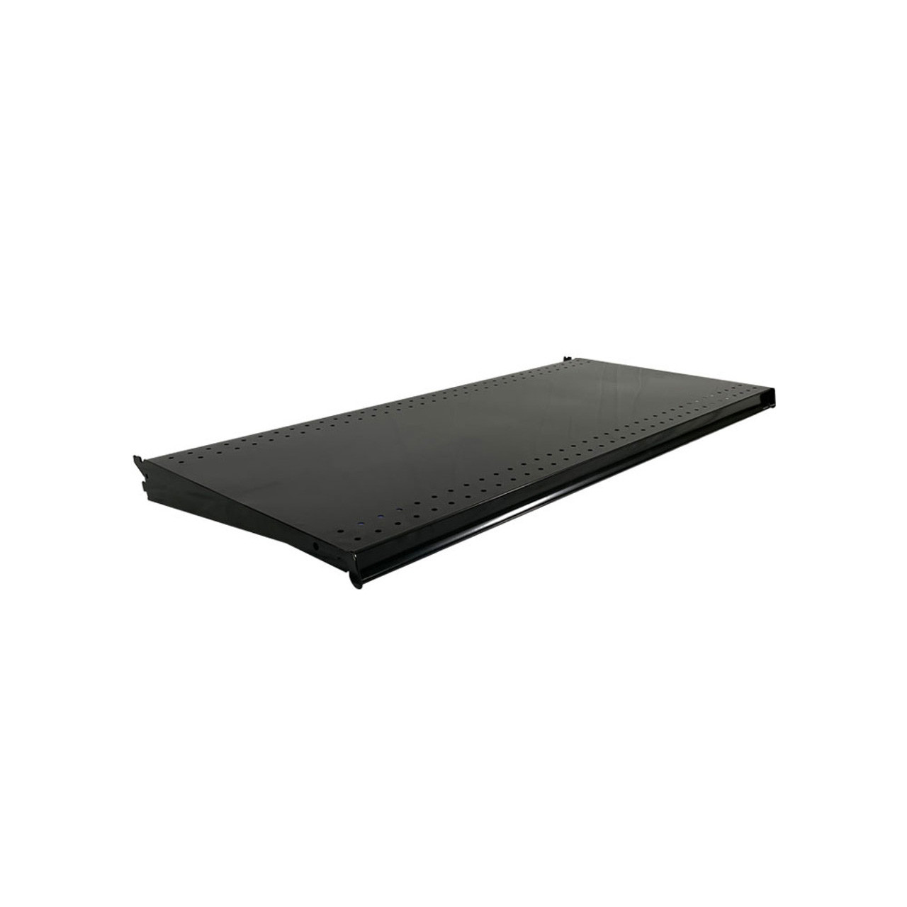 Shelves from Lozier | Black Endcap Gondola Shelf | DGS Retail