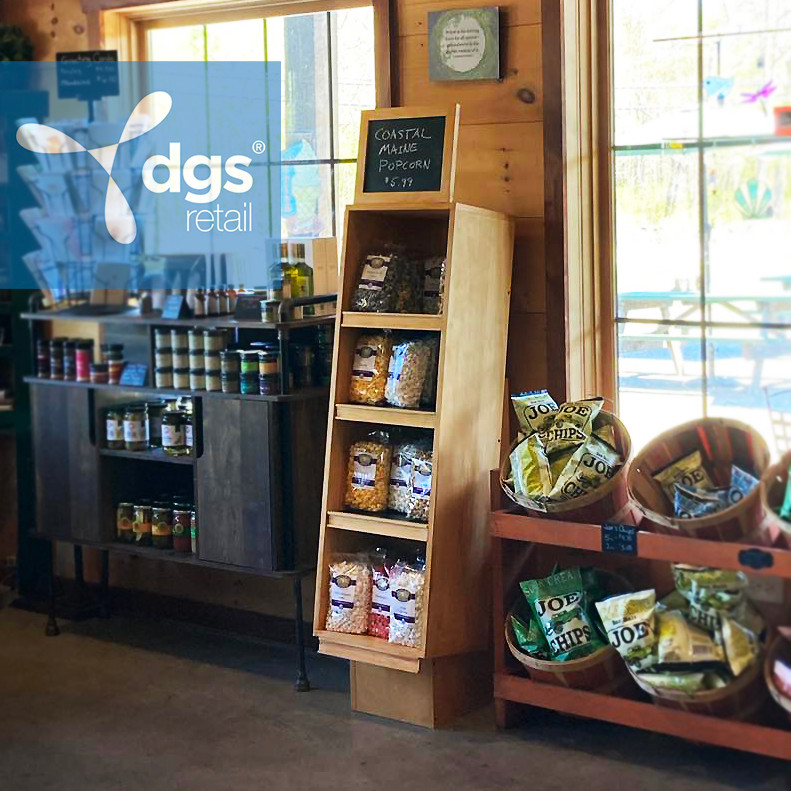 Wooden Liquor Store Display Impulse Sales Rack | DGS Retail