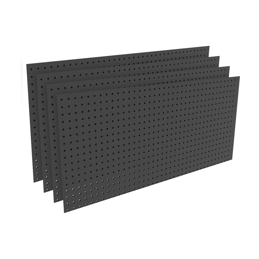 Lozier Shelving Parts | Pegboard Back Panel - Black | DGS Retail