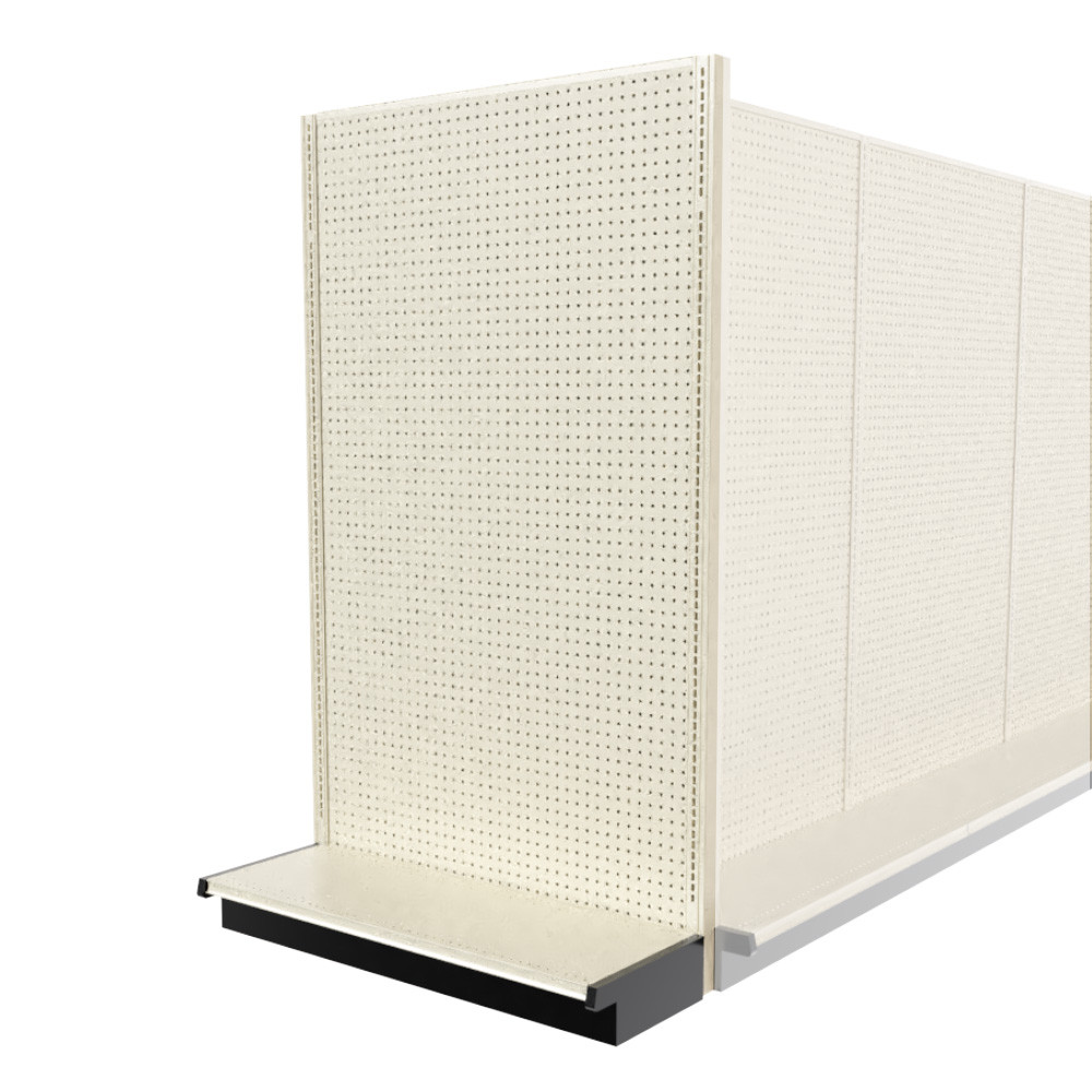 Lozier Shelving End Cap Display, Platinum 48W 84H 16D | DGS Retail