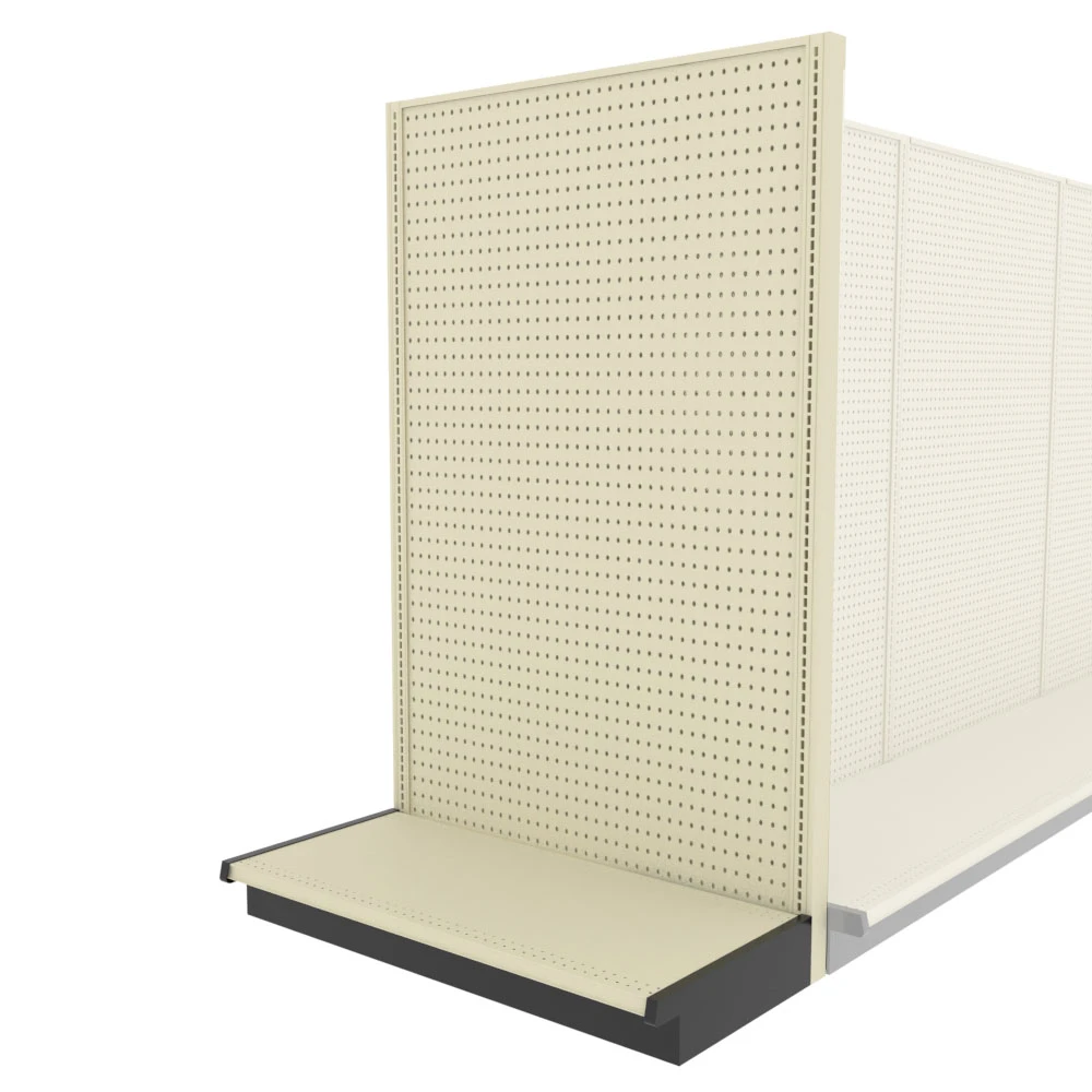 Lozier Shelving End Cap Unit, Platinum 48W 78H 22D | DGS Retail