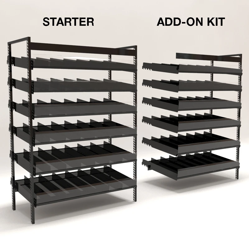 Gravity Feed Shelves For Walk-In Cooler And Beer Caves | DGS Retail