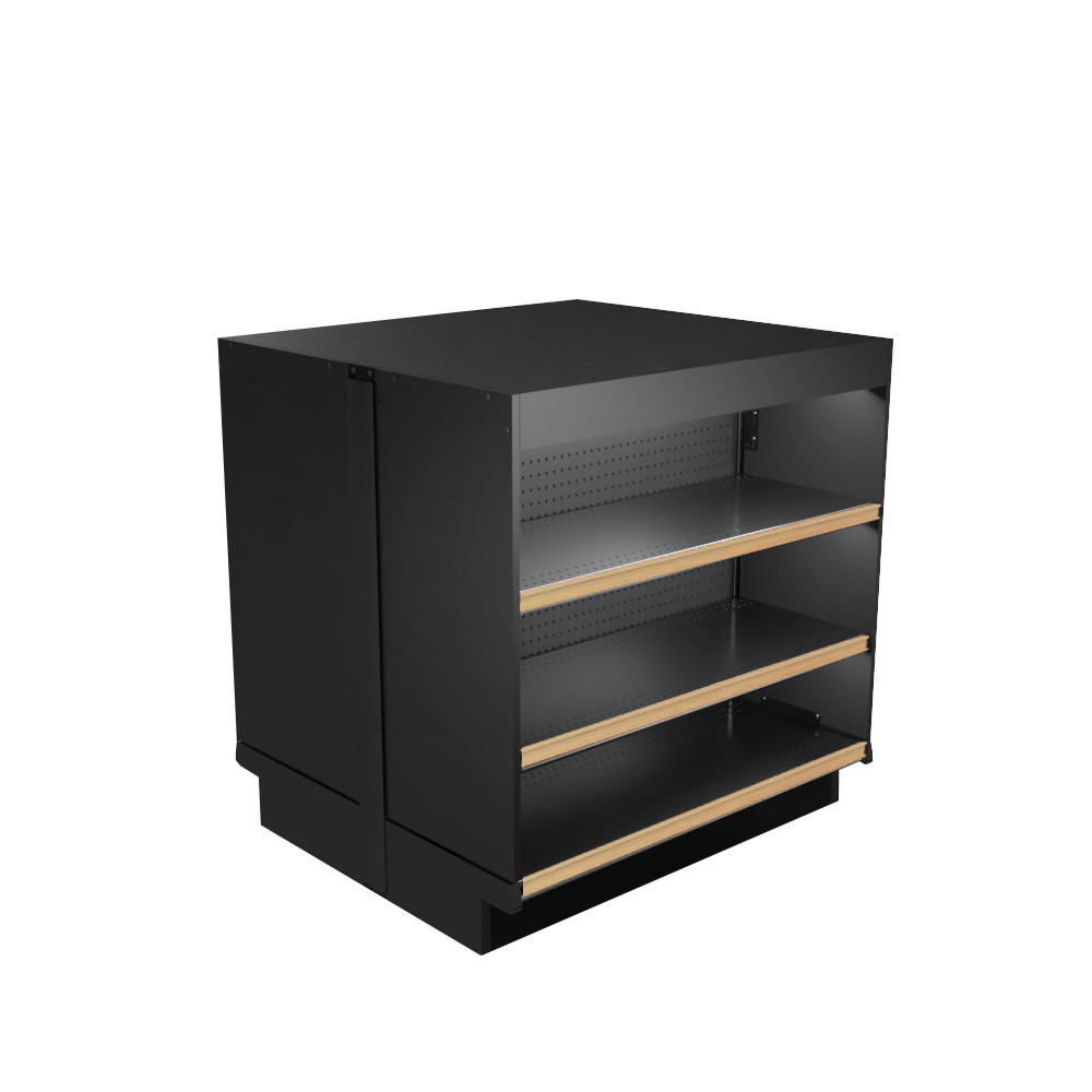 Sale on Heavy-Duty Lozier Gondola Checkout Counter & Cash Wraps