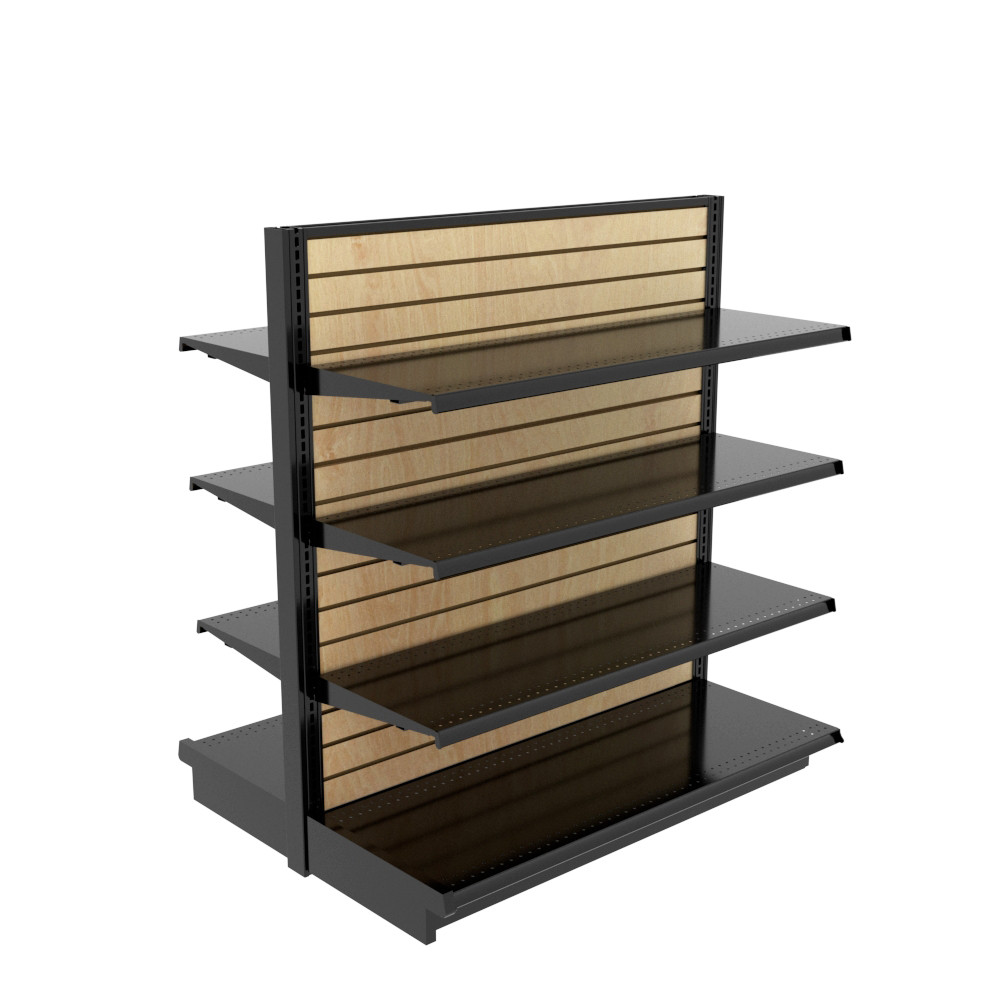 Efficient Island Double-Sided Slatwall Gondola - Customizable