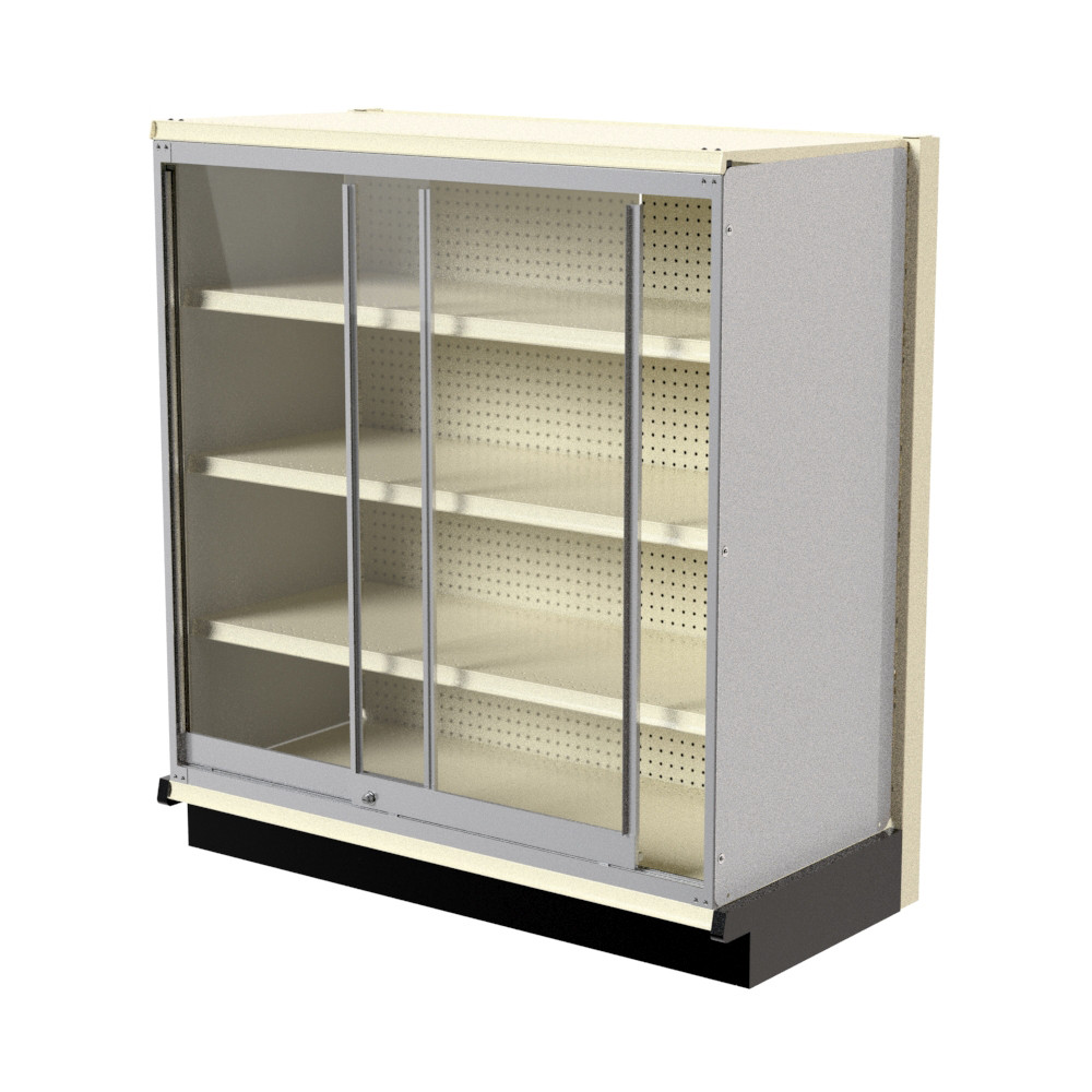 Lozier Gondola Security Case with Shelving – 48