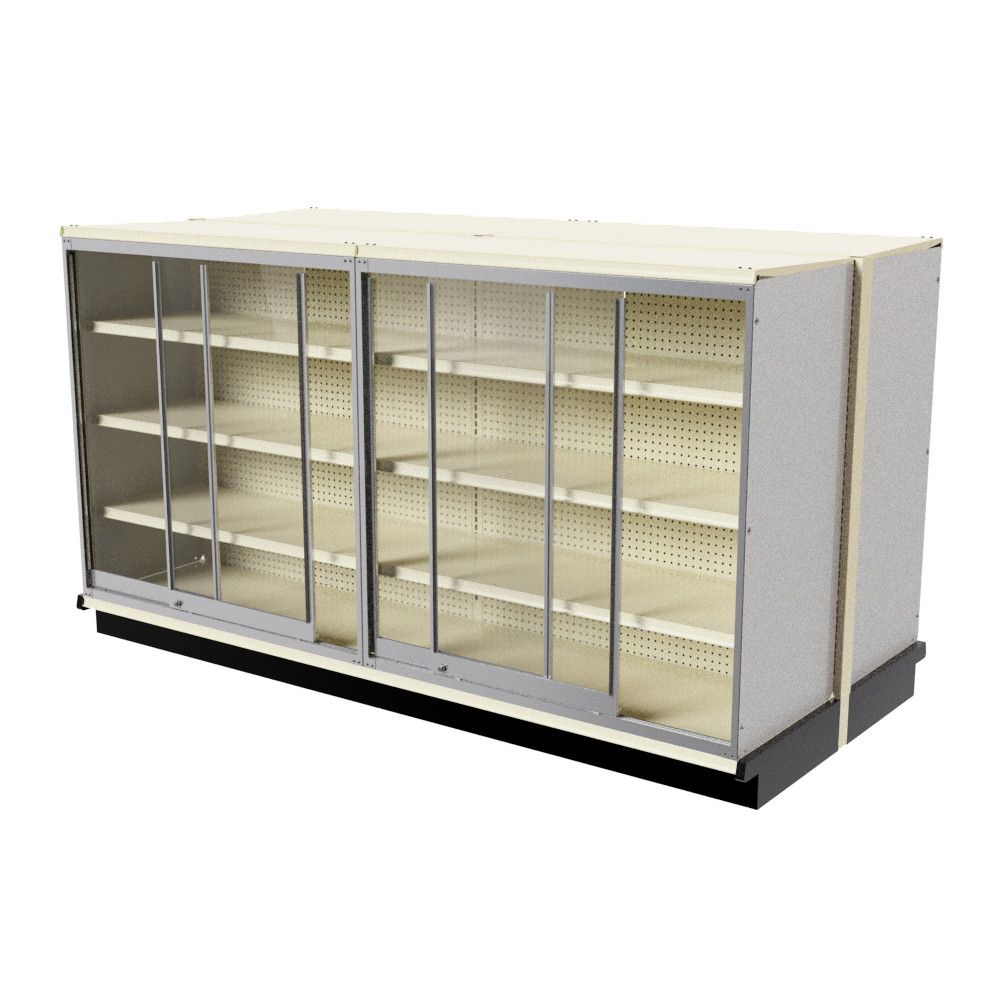 Lozier 8-Foot Wide Double-Sided Gondola Security Case – 54