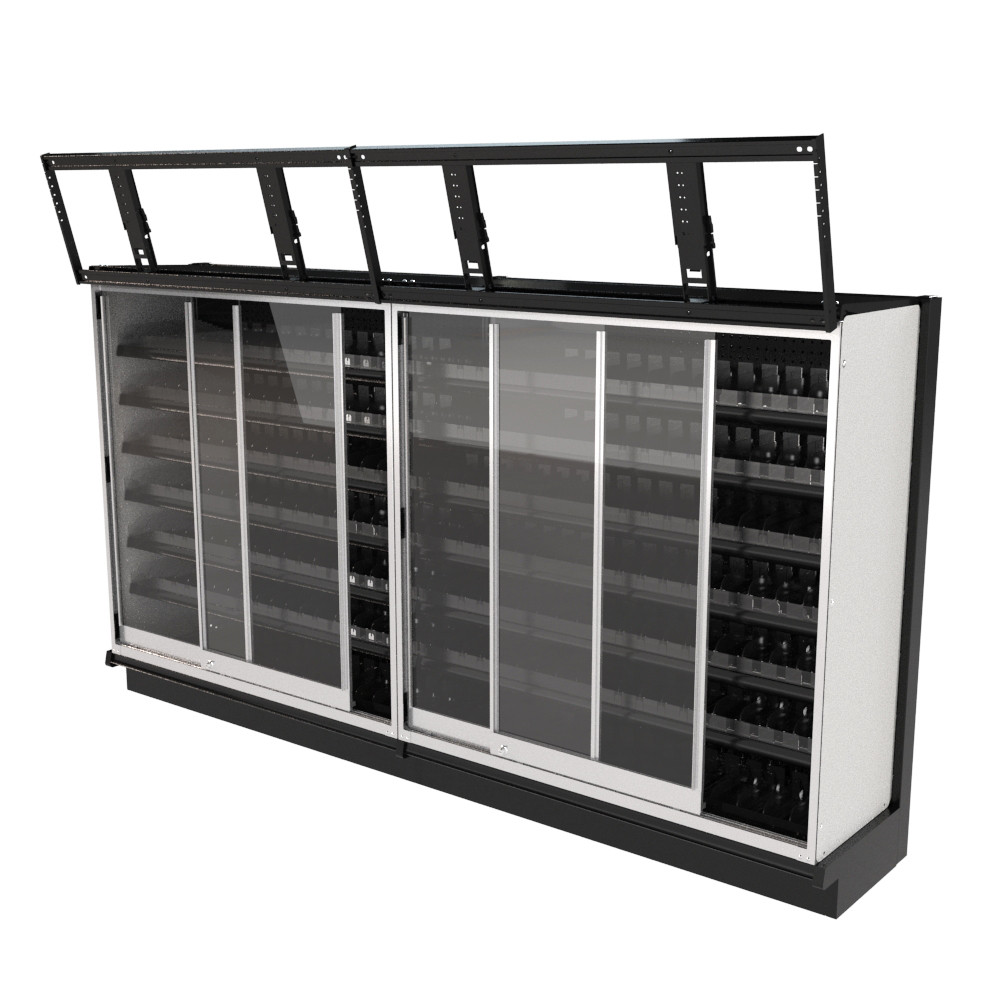 マルボロ　ディスプレイ TobacPro Cigarette Security Display Case 16 Shelves, Adjustable