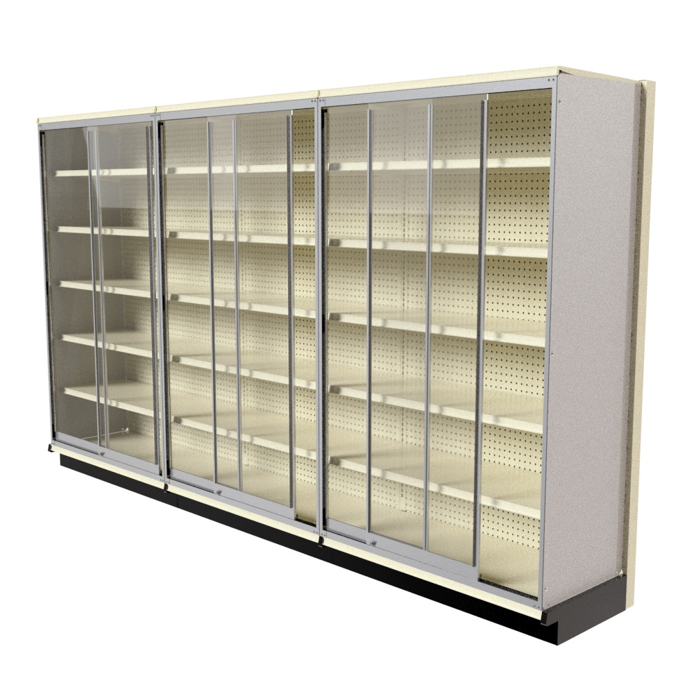 ヴェルロード SEC Lozier 12-Foot Wide Gondola Security Case with Shelving – 84